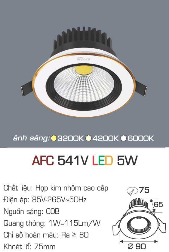 ĐỀN AFC 541V LED 5W