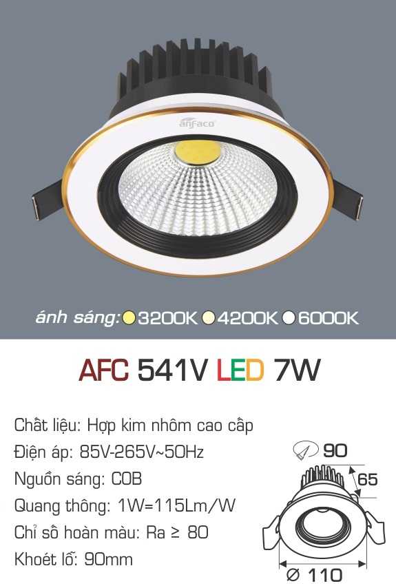 ĐÈN AFC 541V LED 7W