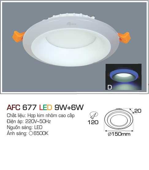 Đèn AFC 677 LED 9W+6W