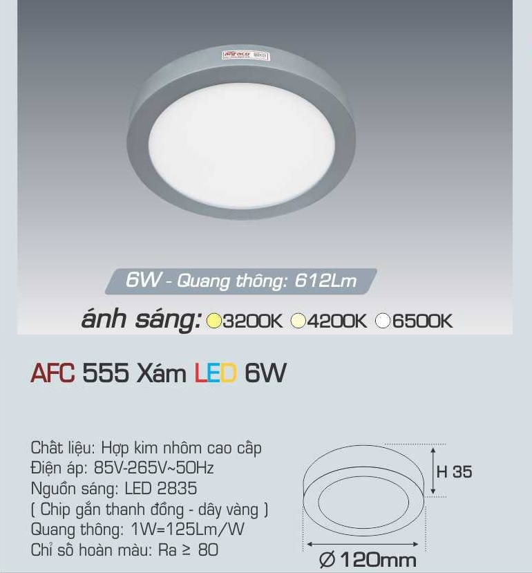 AFC 555X 6W 1C