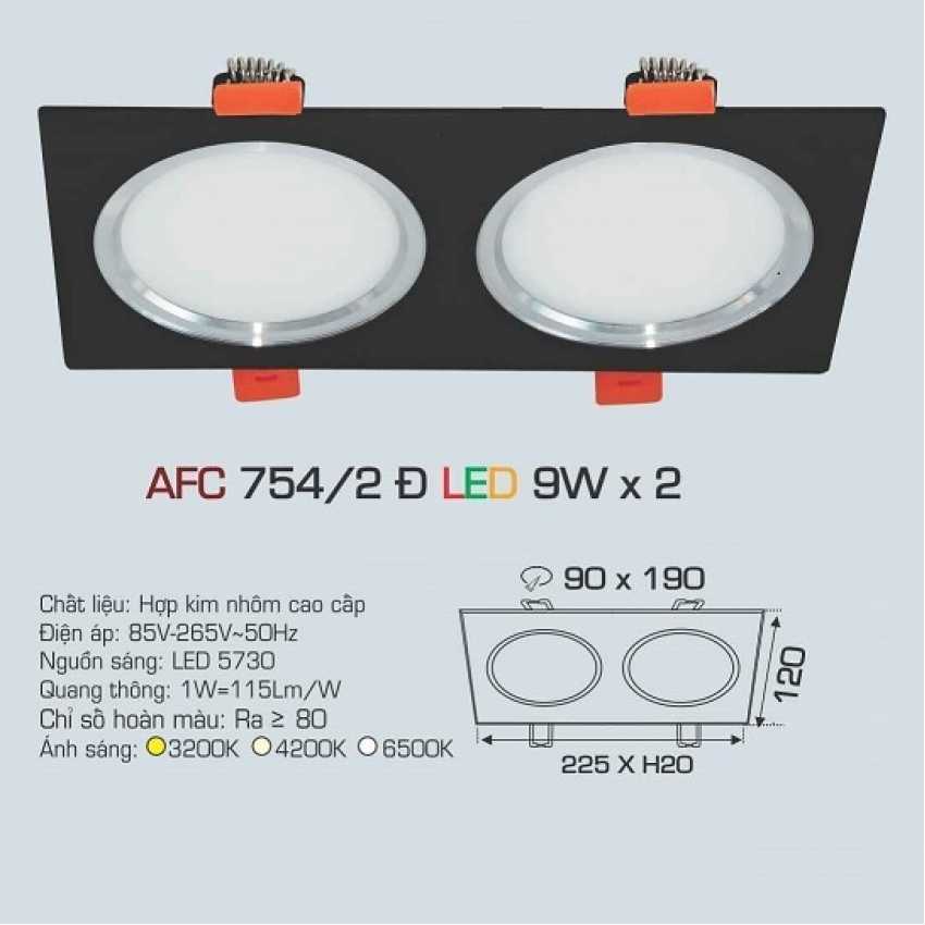 AFC 754/2 Đ 9Wx2 1C