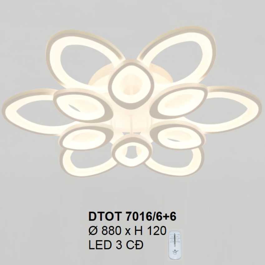 Đèn áp trần Hàn Quốc DTOT 7016/6+6