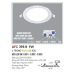 Đèn downlight led 4 chế độ AFC 398B 9W