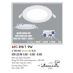 Đèn downlight led 4 chế độ AFC 398T 9W