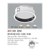 Đèn downlight led 1 chế độ AFC 410 20W