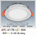 Đèn downlight led 3 chế độ AFC 417B 9W 3C