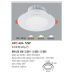Đèn downlight led 3 chế độ AFC 424 12W 3C