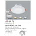 Đèn downlight led 3 chế độ AFC 424 7W 3C