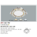 Đèn downlight led 3 chế độ AFC 426 9W 3C