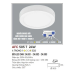 Đèn áp trần led 4 chế độ AFC 505T 24W