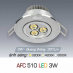 Đèn downlight led 1 chế độ AFC 510 3W