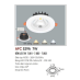 Đèn downlight led 1 chế độ AFC 529A 7W 