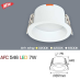 Đèn downlight led 1 chế độ AFC 546 7W