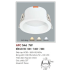 Đèn downlight led 1 chế độ AFC 546 7W