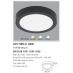 Đèn led nổi cao cấp 3 chế độ AFC 555 ĐEN 22W 3C
