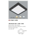 Đèn led nổi cao cấp 1 chế độ AFC 556 ĐEN 22W 1C