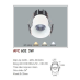 Đèn downlight led 1 chế độ AFC 602 3W
