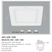 Đèn downlight led 1 chế độ AFC 609 12W