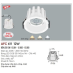 Đèn downlight led 1 chế độ AFC 611 12W