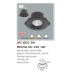 Đèn downlight led 1 chế độ AFC 618D 3W