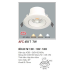 Đèn downlight led 1 chế độ AFC 618T 7W 1C