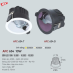 Đèn downlight led 1 chế độ AFC 634 10W