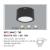 Đèn lon nổi led Đèn lon nối led 644D 7W