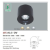 Đèn lon nổi led AFC 654D 12W