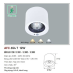 Đèn lon nổi led AFC 654T 12W