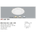 Đèn downlight led 1 chế độ AFC 668 12W 1C