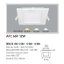 Đèn downlight led 1 chế độ AFC 669 12W 1C