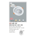 Đèn downlight led 1 chế độ AFC 689 3W
