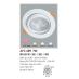 Đèn downlight led 1 chế độ AFC 689 7W