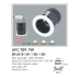 Đèn downlight led 1 chế độ AFC 709 7W