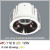 Đèn downlight led 3 chế độ AFC 712D 12W 3CD