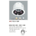 Đèn downlight led 1 chế độ AFC 712D 12W