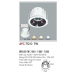 Đèn downlight led 1 chế độ AFC 712D 7W