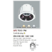 Đèn downlight led 3 chế độ AFC 712D 9W 3CD