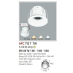 Đèn downlight led 3 chế độ AFC 712T 7W 3CD