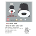 Đèn downlight led 1 chế độ AFC 716T 10W
