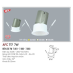 Đèn downlight led 1 chế độ AFC 717 7W