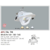 Đèn downlight led 1 chế độ AFC 724 7W 