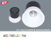 Đèn downlight led 1 chế độ AFC 725 7W