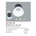 Đèn downlight led 1 chế độ AFC 725 7W