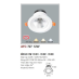 Đèn downlight led 1 chế độ AFC 727 12W 1C