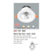 Đèn downlight led 1 chế độ AFC 727 15W