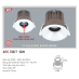 Đèn downlight led 1 chế độ AFC 728T 12W
