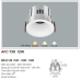 Đèn downlight led 1 chế độ AFC 730 12W 1CD