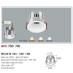 Đèn downlight led 1 chế độ AFC 730 7W 1CD