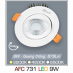 Đèn downlight led 1 chế độ AFC 731 9W 1C
